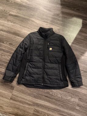 Carhartt Black Quilted Rugged Flex Jacket